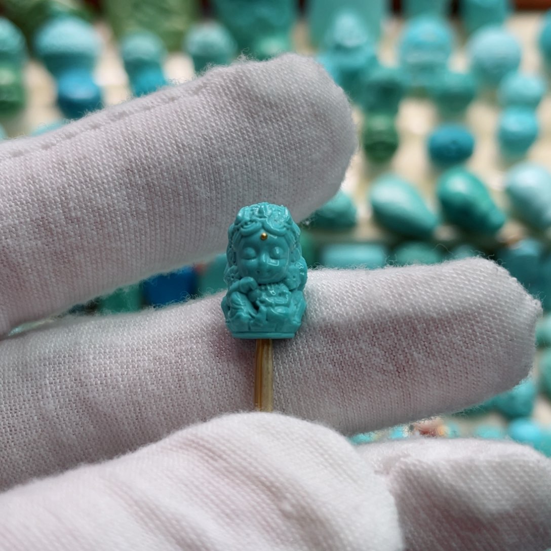 绿松石珠宝奇石未镶嵌