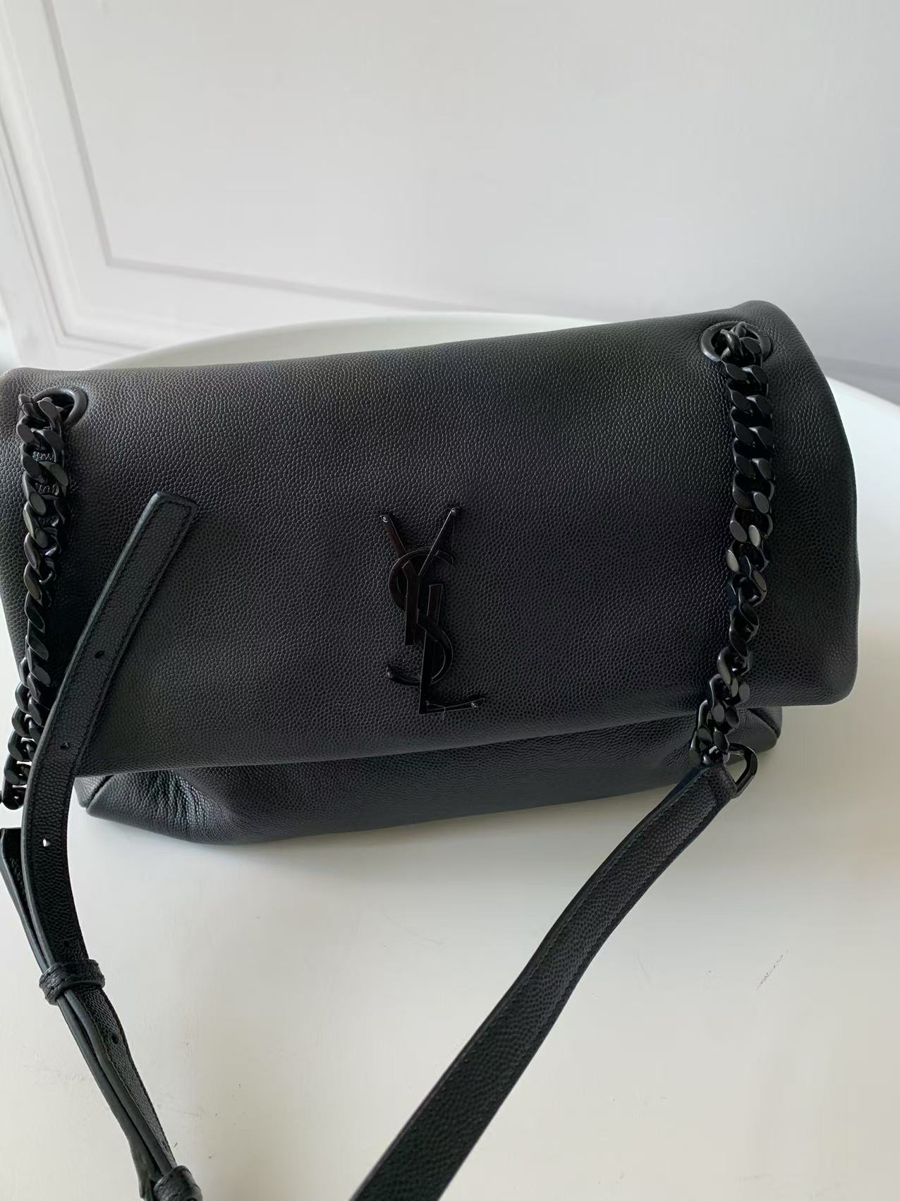 95新 YSL/圣罗兰 CS5843/Ysl黑色好莱坞单肩包