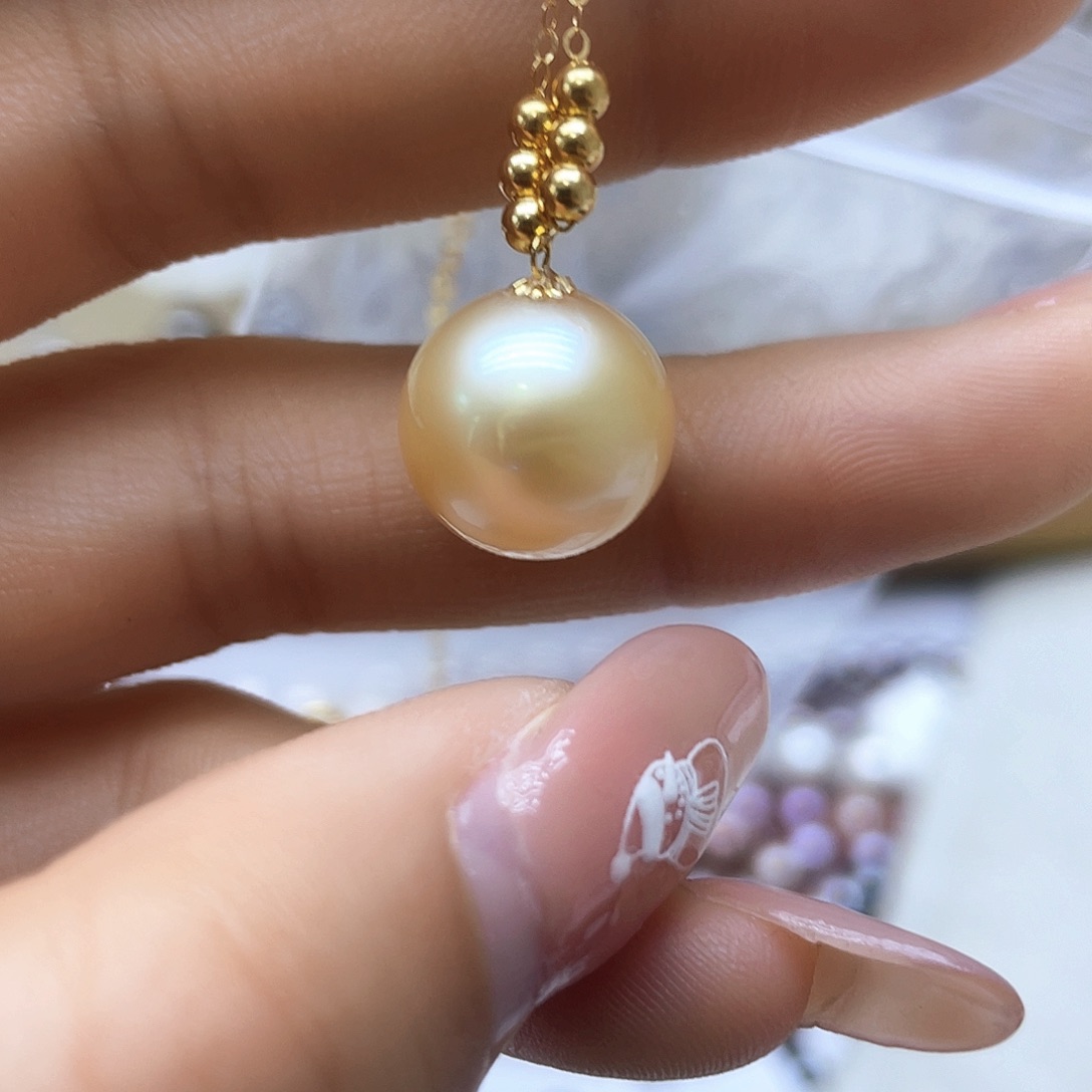 海水珍珠颈饰18K金镶嵌