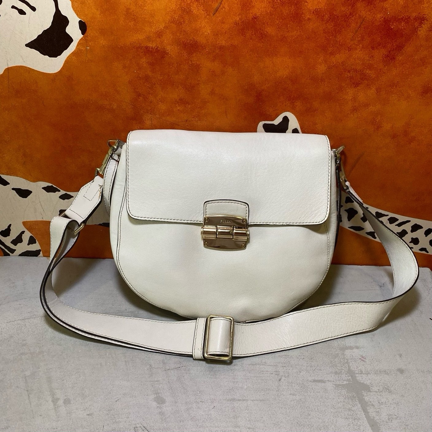 95新 FURLA/芙拉 16751 斜挎包