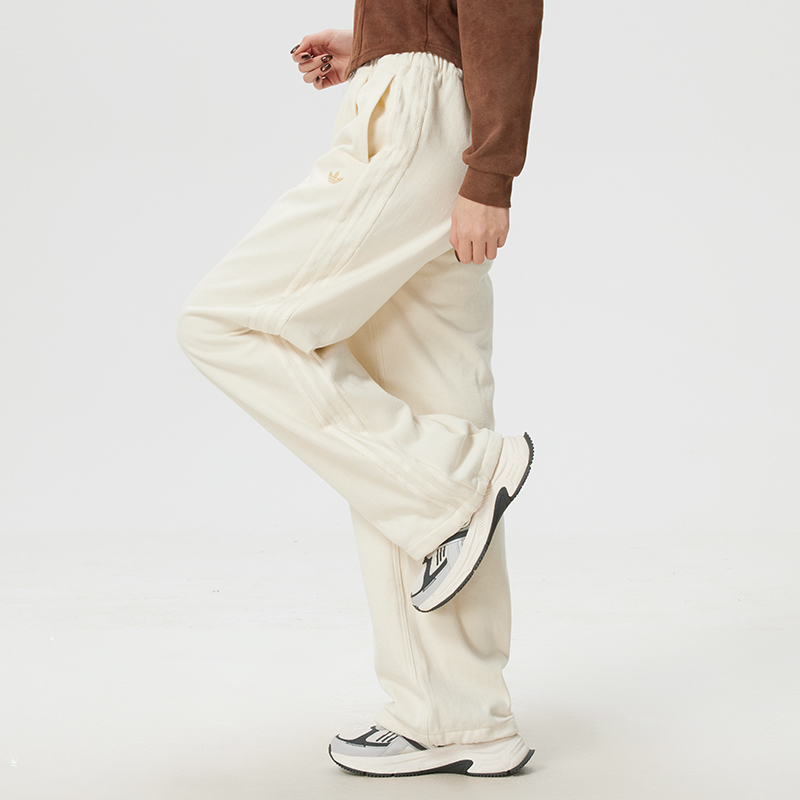 阿迪达斯三叶草梭织长裤女裤马年限定运动裤休闲裤直筒裤KT3138