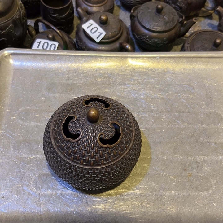 陌***瑶黄铜摆件，文房摆件