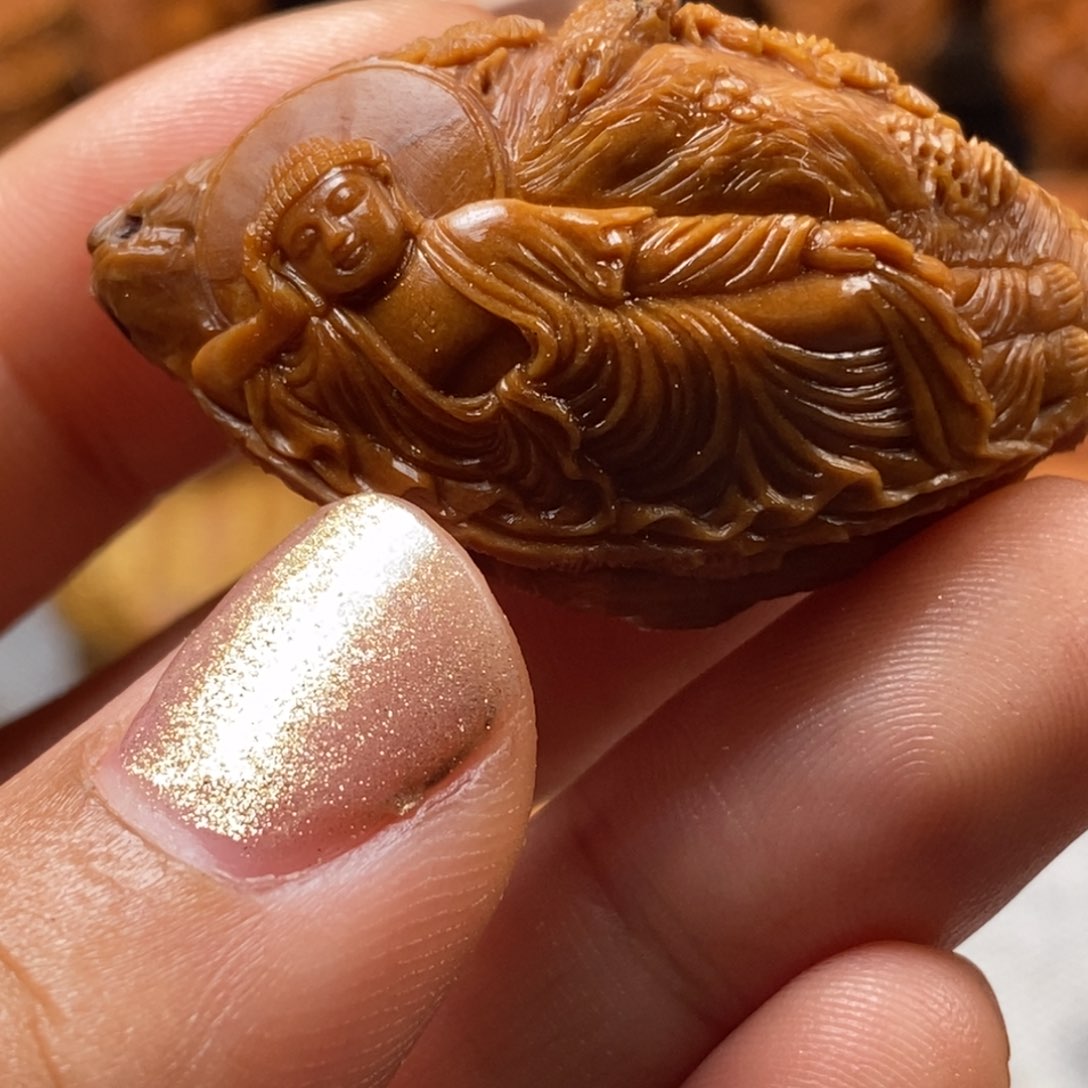 橄榄核手串/手链B**o核雕单子