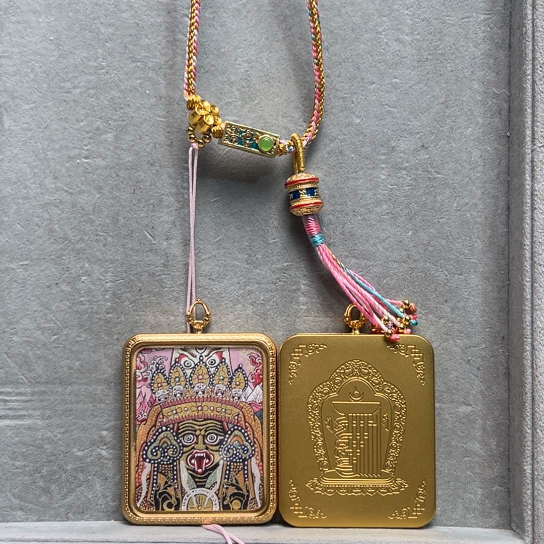 吊坠忆*南单面铜壳扎基