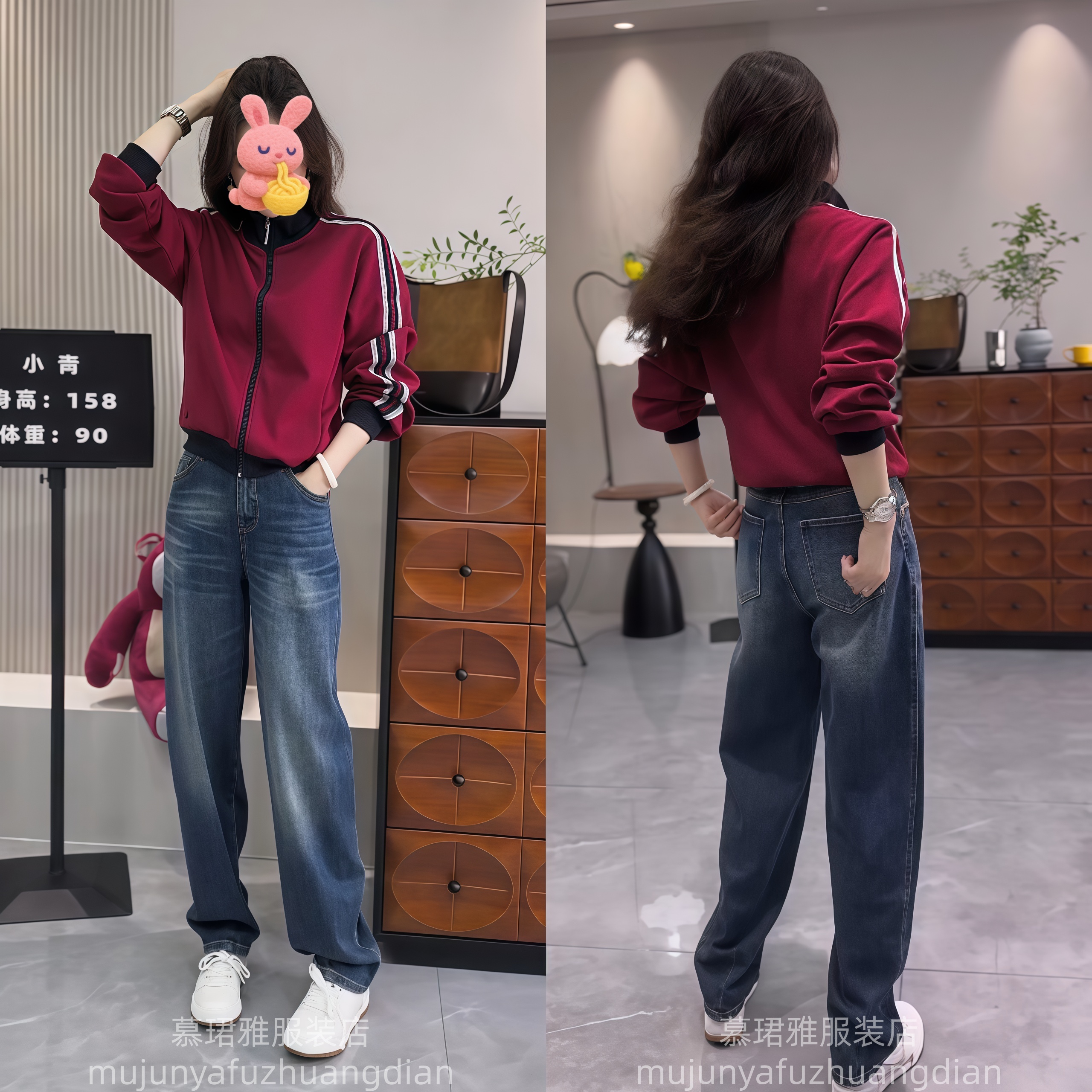 欧货百搭立领拉链外套