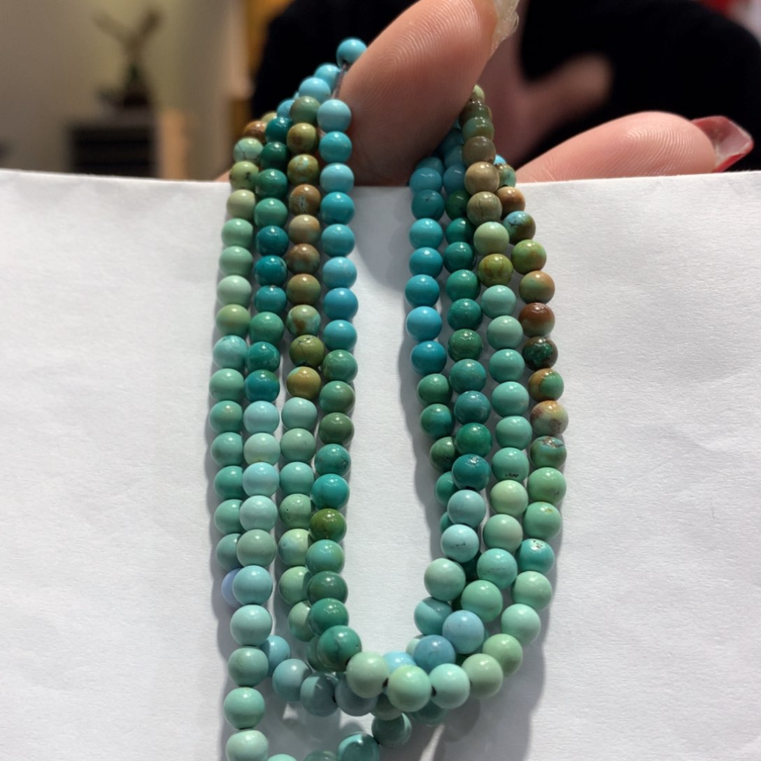 绿松石长链未镶嵌