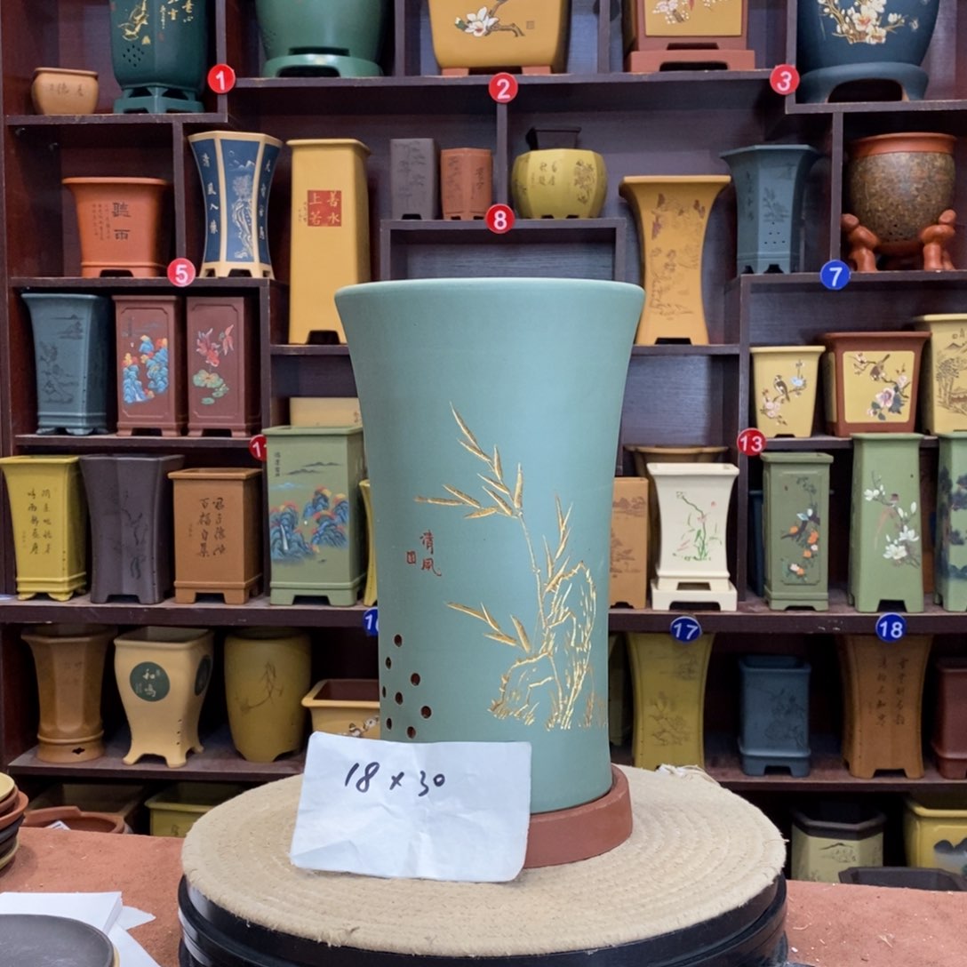 紫砂花盆紫砂花盆