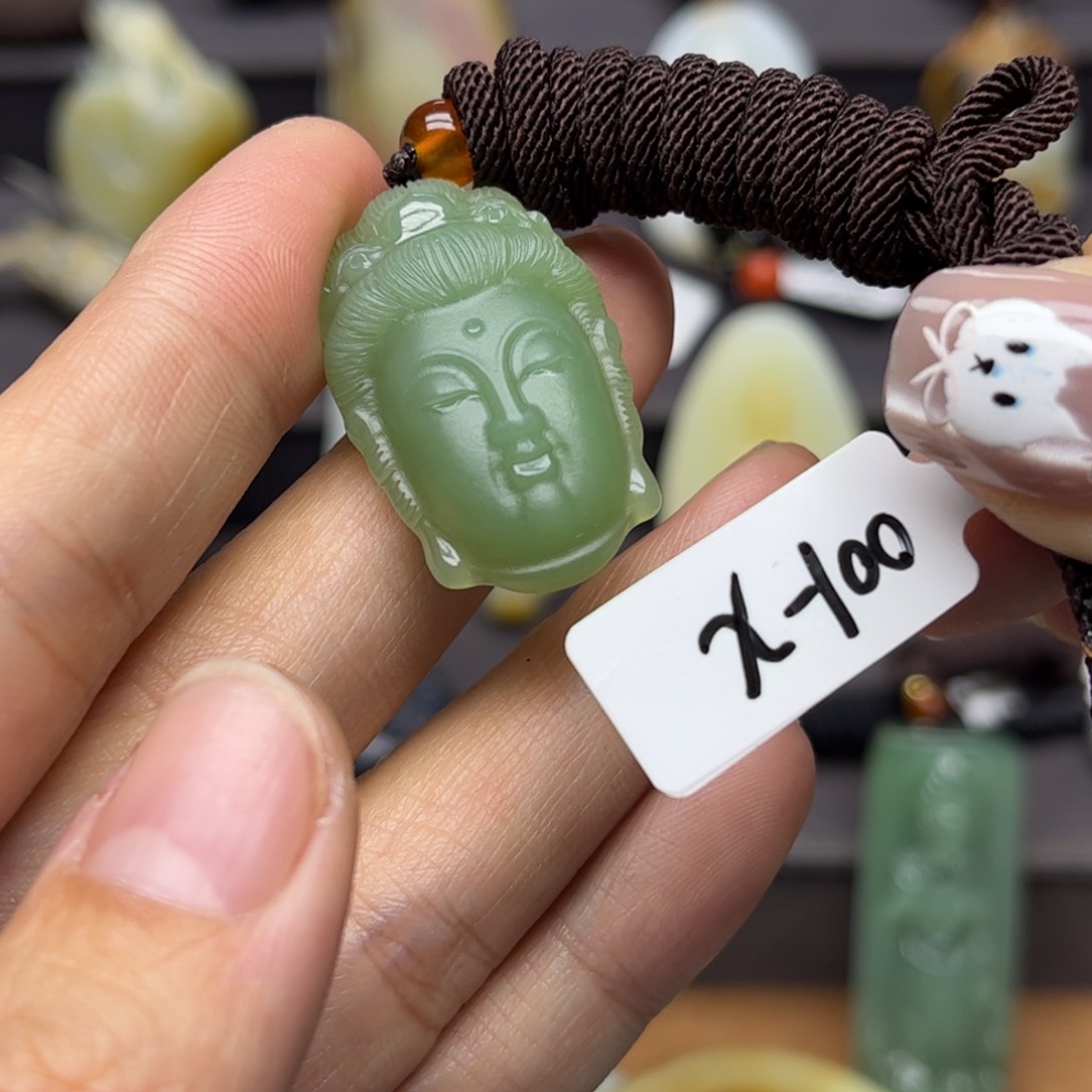 和田玉（碧玉）挂件未镶嵌