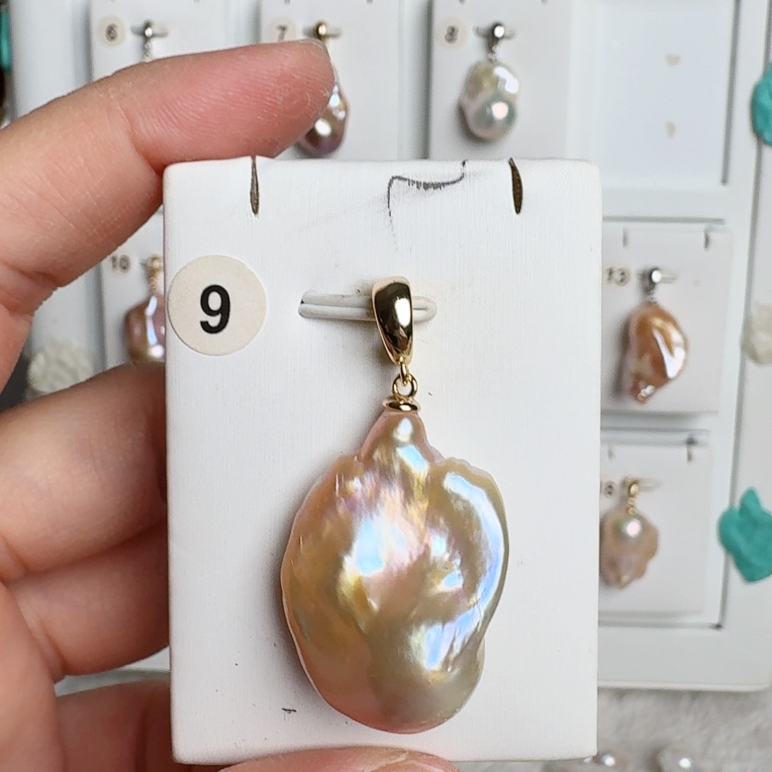 淡水珍珠颈饰银S925镶嵌