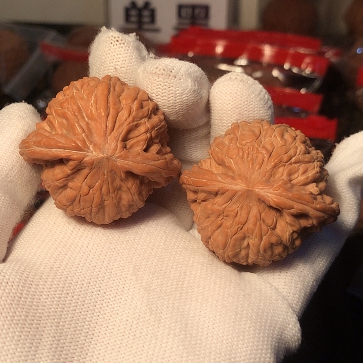 文玩核桃把件蝴蝶磨43