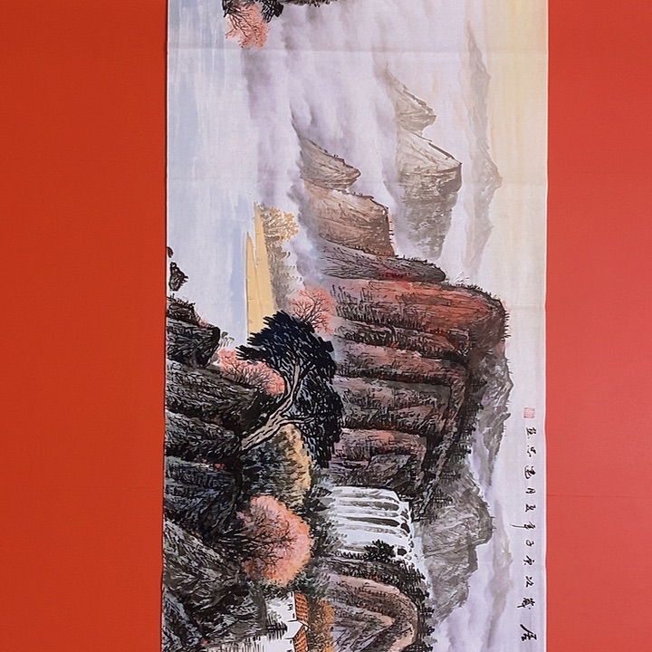 国画山水花鸟字画书画国画