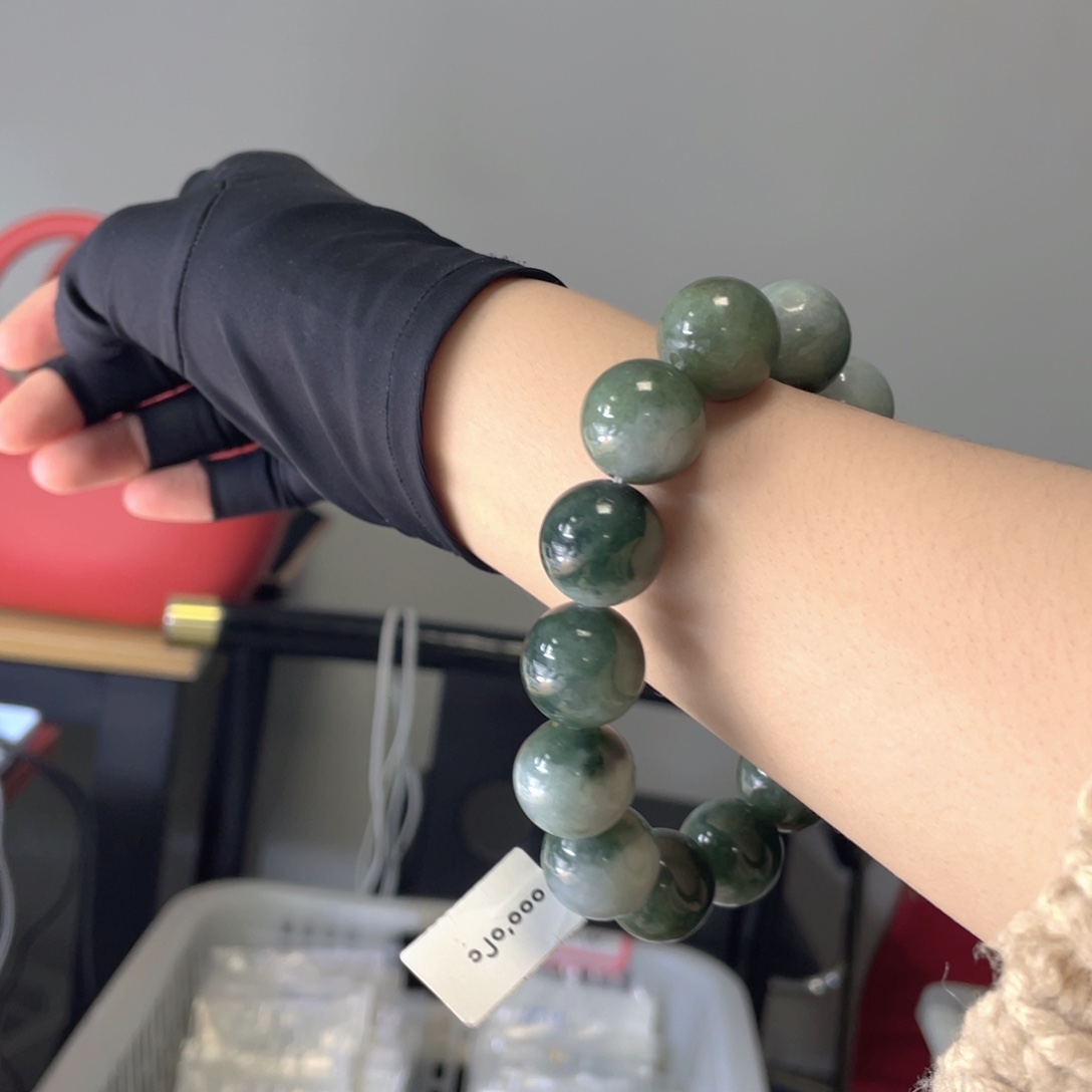 定制翡翠未镶嵌清货不退换卡