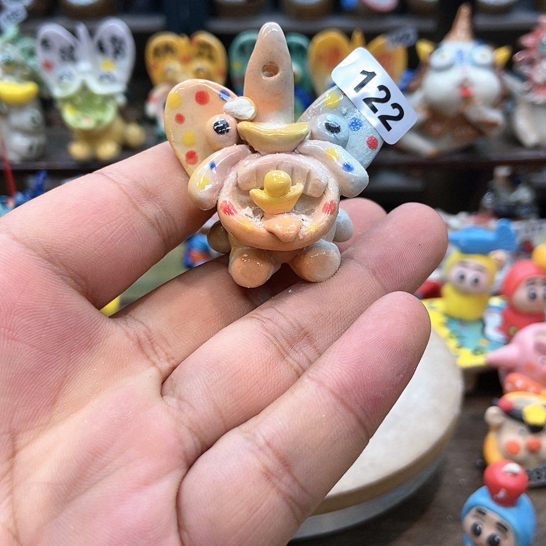 摆件直播间手工抽象陶瓷摆件微瑕122