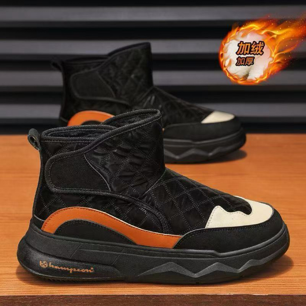 雪地靴时尚保暖男士皮毛一体百搭休闲风GC856（Q）