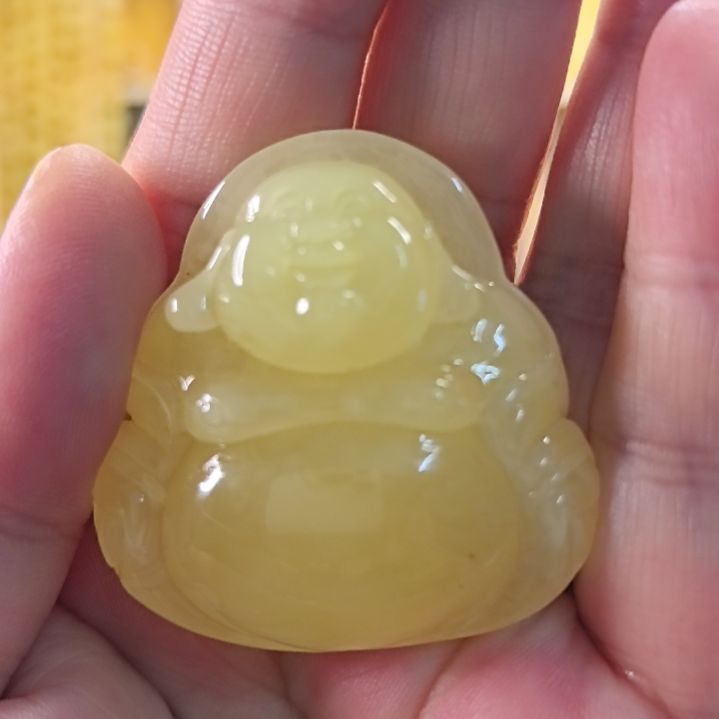 蜜蜡颈饰未镶嵌笑笑佛