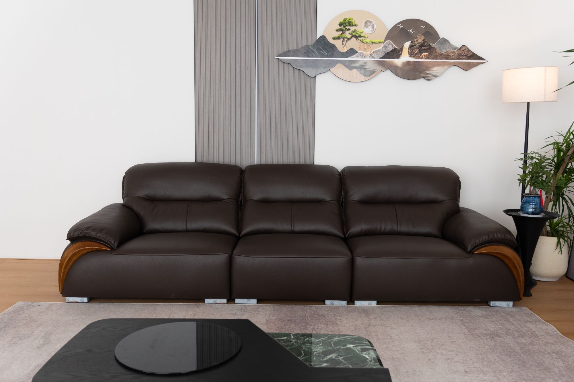 意式极简真皮沙发家用客厅现代简约休闲沙发TC9916