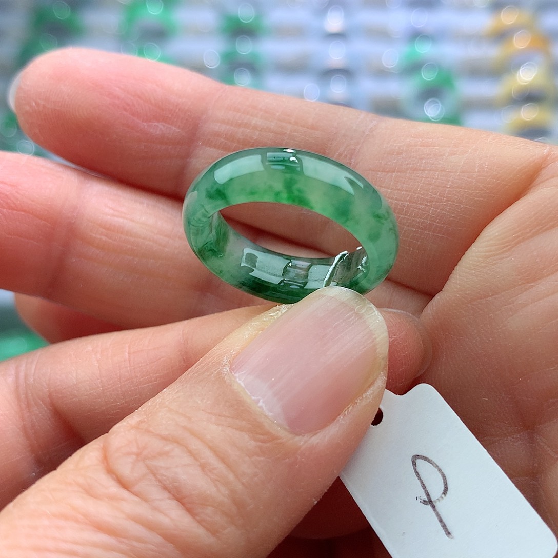 翡翠戒指未镶嵌9号