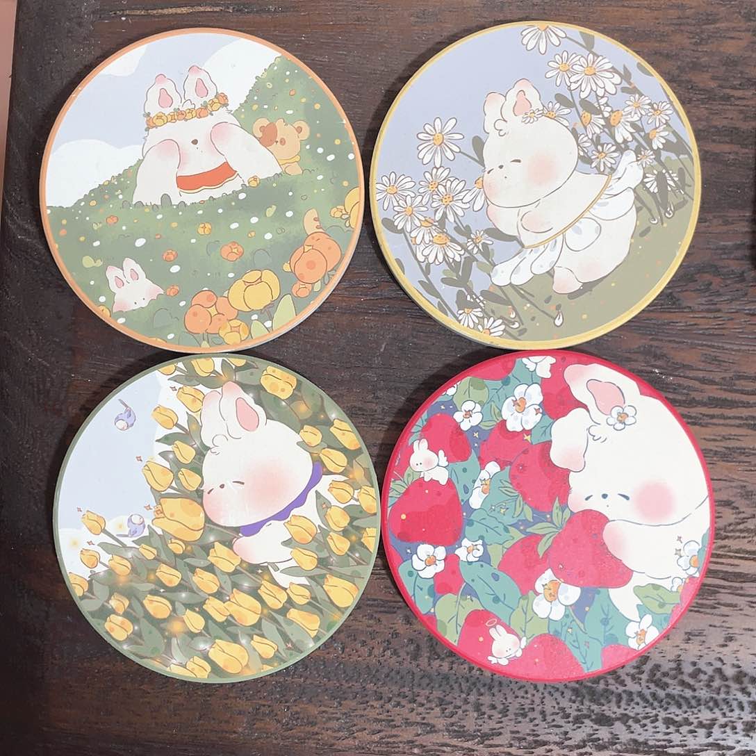 全瓷吸水隔热杯垫