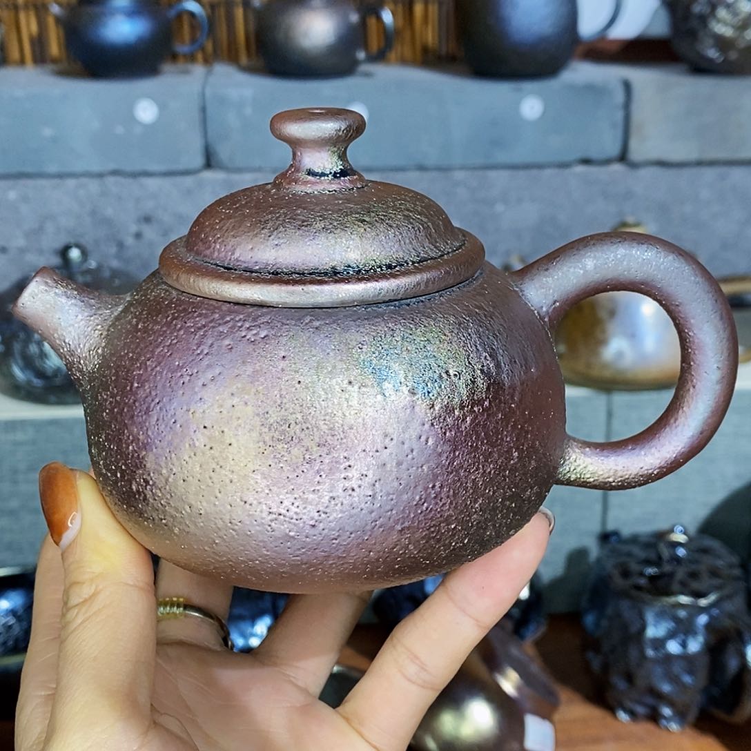 壶云南建水紫陶柴烧