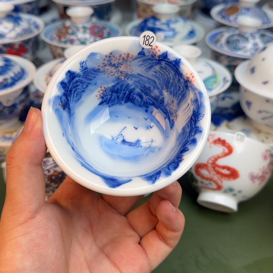 彦祖纯手工手绘茶具182