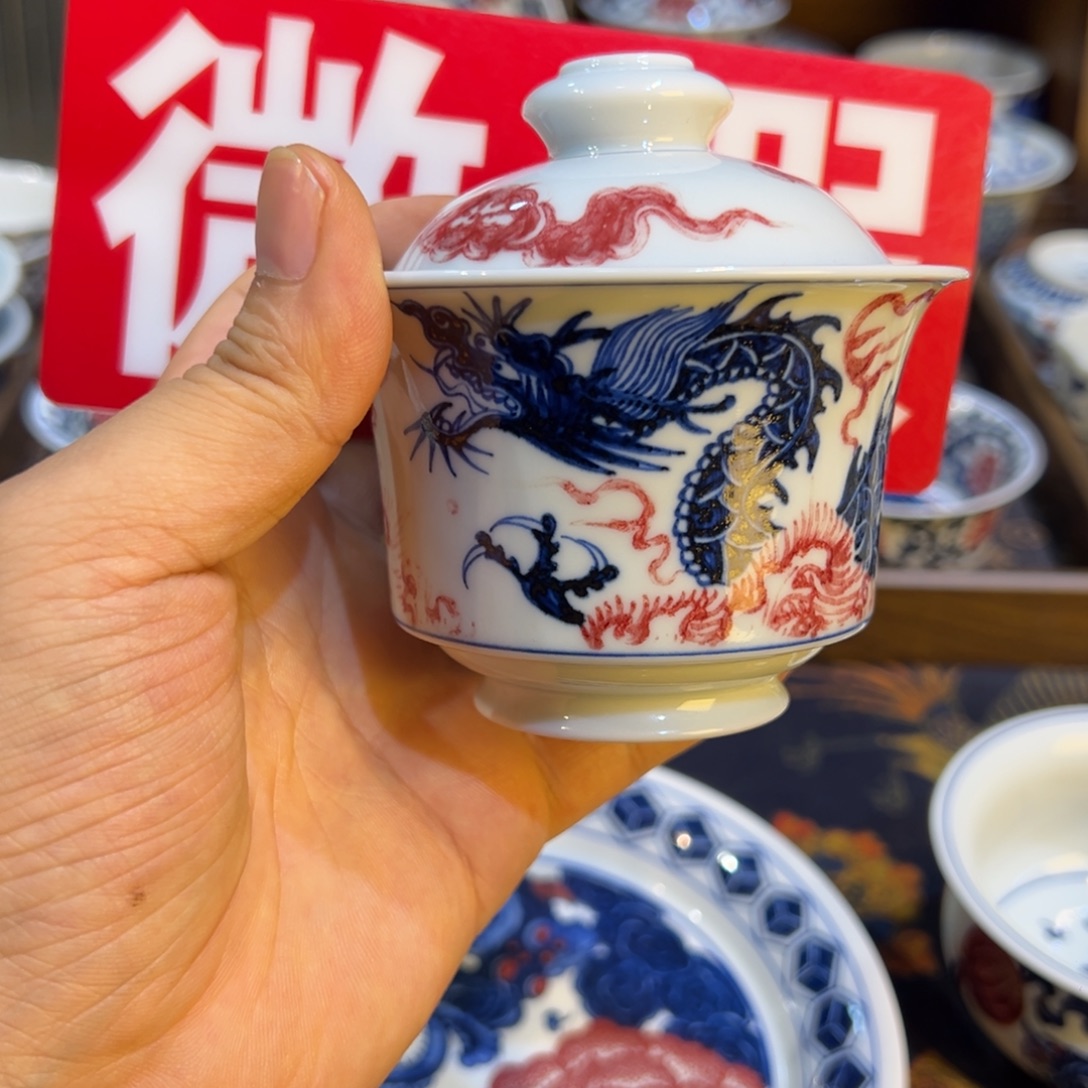 微瑕景德镇手工手绘手绘