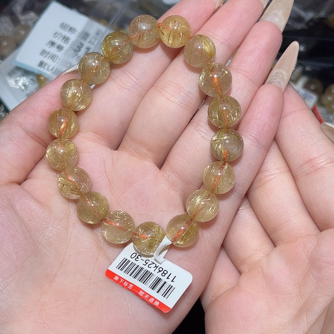 未镶嵌手串发晶金*卡10➕金发晶
