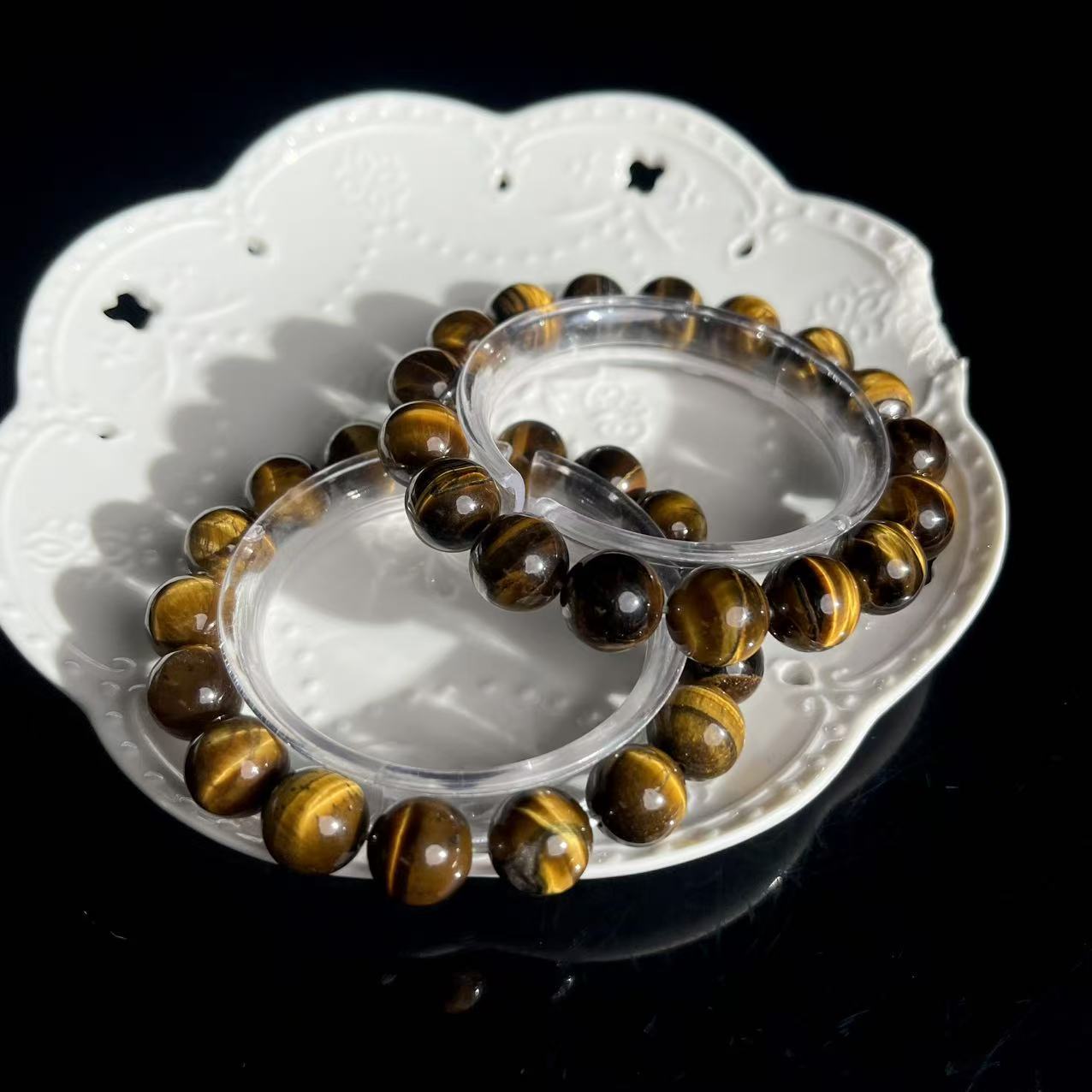 【大鱼甄选】黄虎眼手串12mm+JJY23多样性发其一百搭