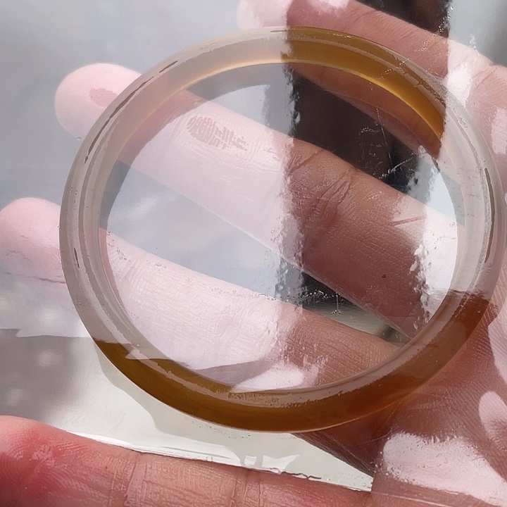 田***甜珐琅纯铜06面宽手镯