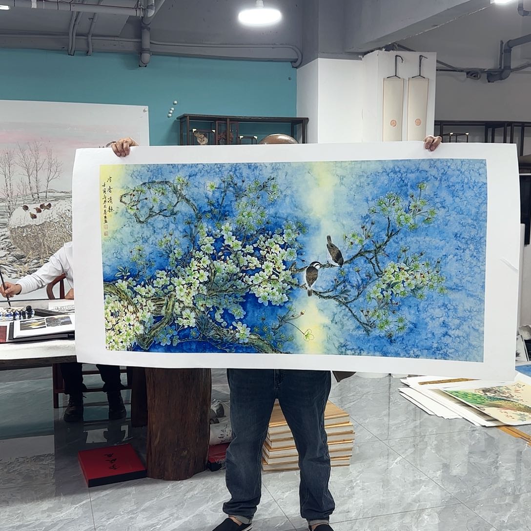 国画国画作品展李老师