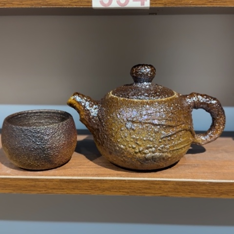 风*者手工精品竹节泡茶壶180毫升荥经黑砂