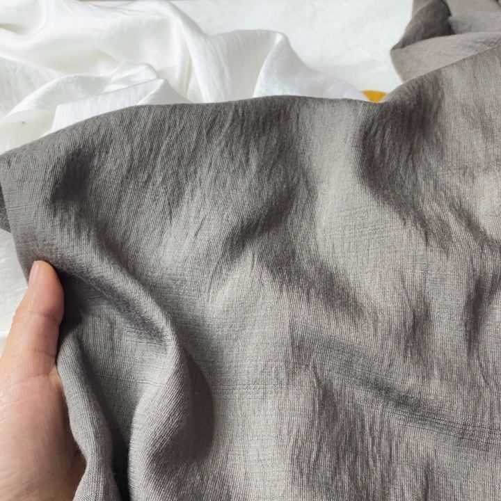 烟灰色棉麻2米。    