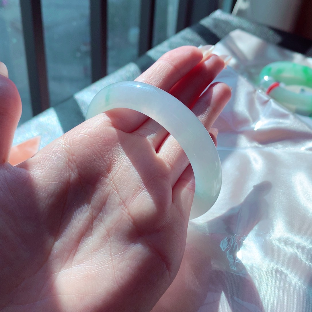 未镶嵌手镯翡翠天然缅甸翡翠A货手镯 106号