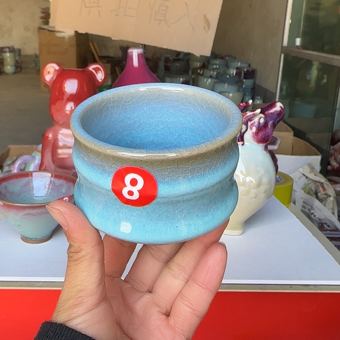 摆件陶郑家钧瓷摆件微瑕