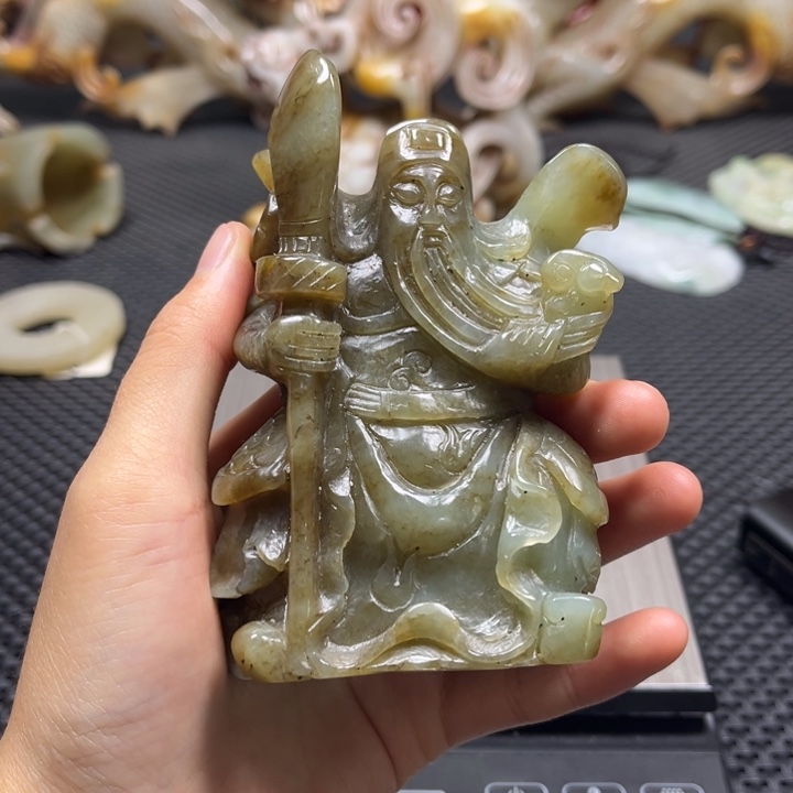 和田玉未镶嵌挂件丹****产