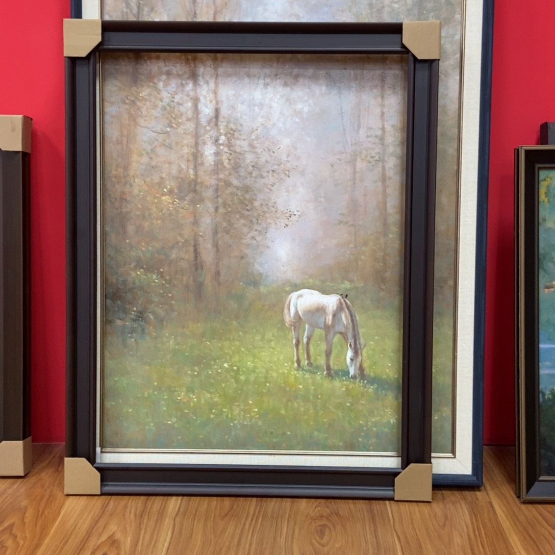 有***说油画严乃明老师作品