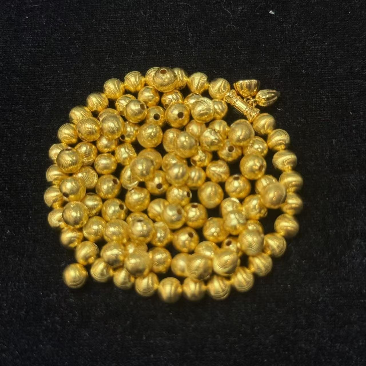 【小民】专柜同款卡6mm拉丝猫眼珠发一（满30颗赠送两世欢）HJ136