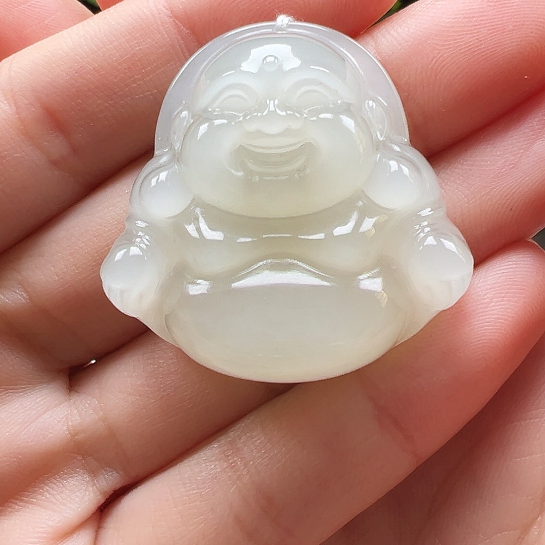 和田玉颈饰未镶嵌李**儿