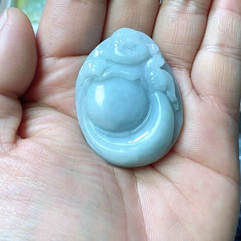翡翠颈饰未镶嵌天然缅甸翡翠a货