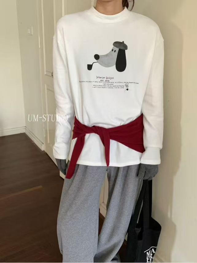 UM#619337#圆领长袖卫衣 FL