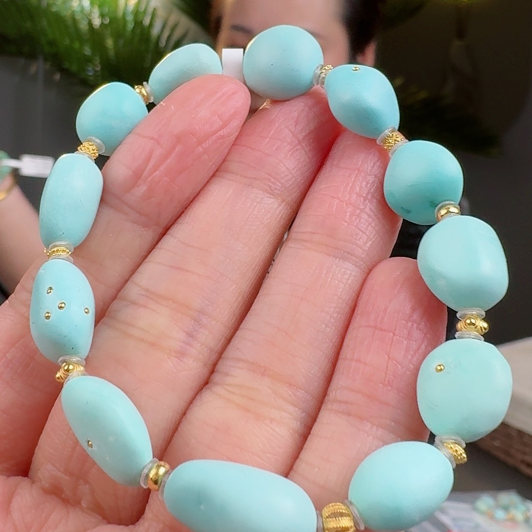 绿松石珠宝奇石未镶嵌