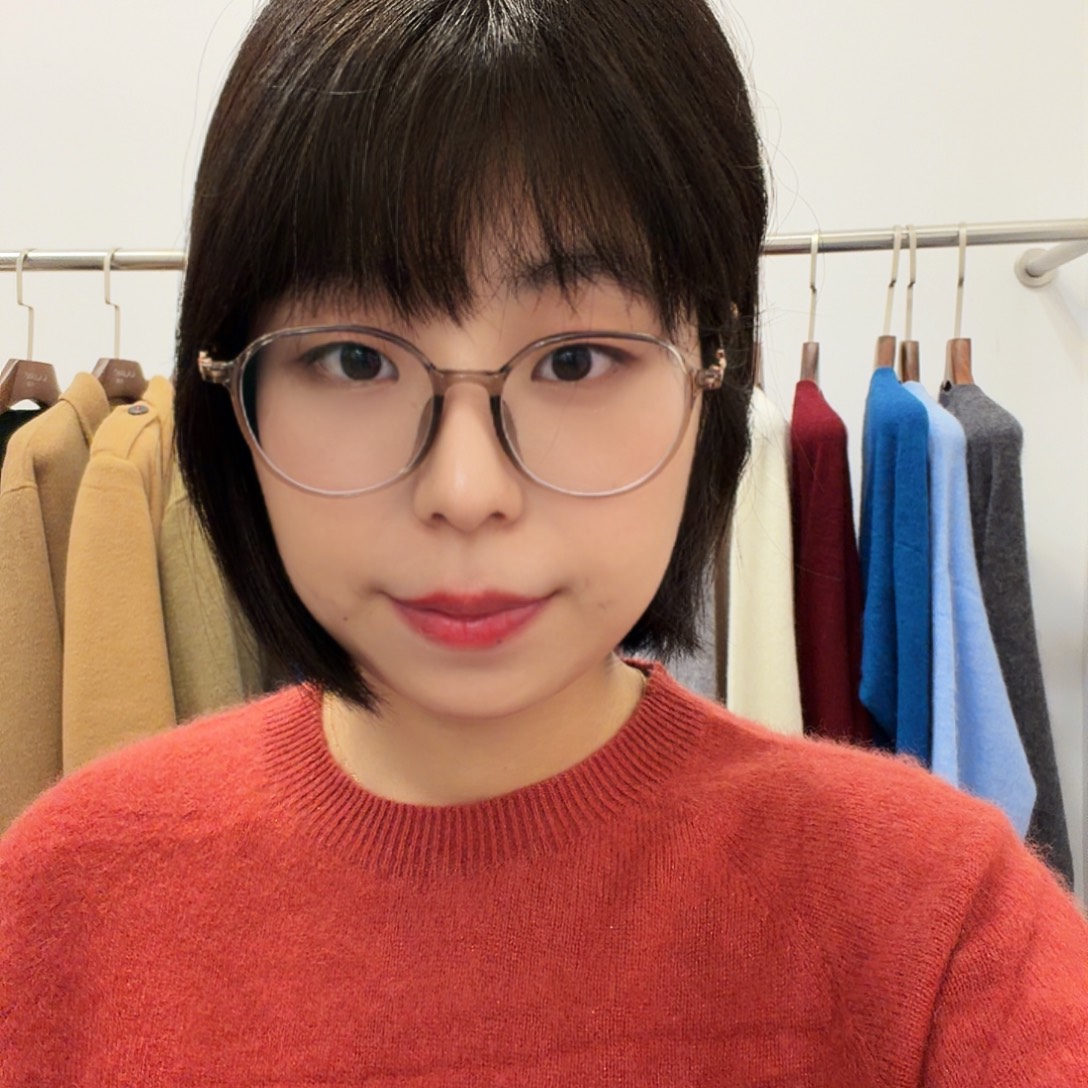 v 领纯色宽松韩系针织开衫