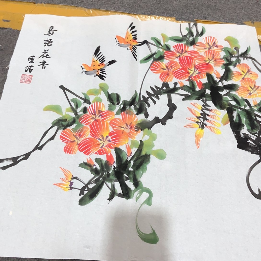 国画纯手工绘画作品欣赏作品