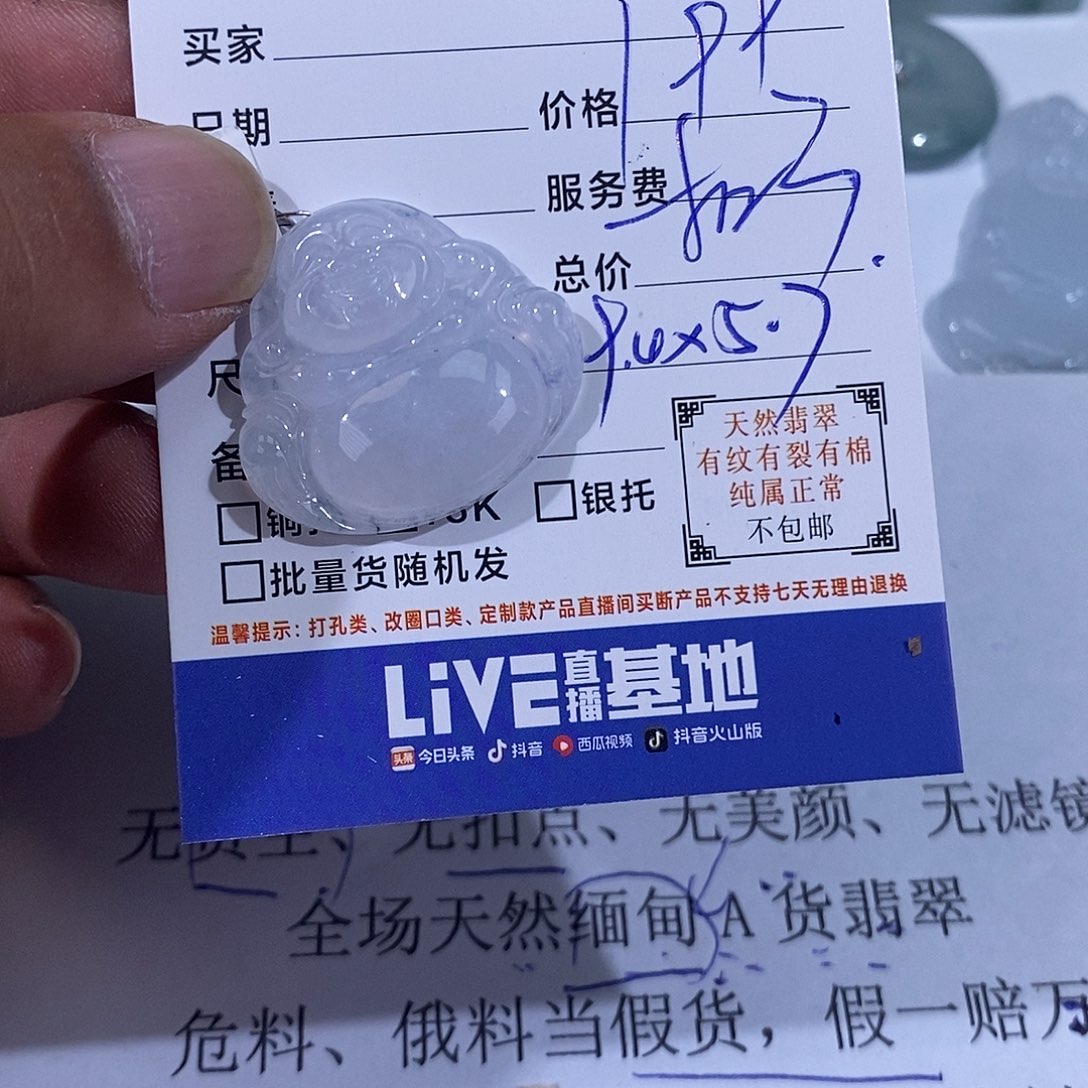 鹏***洞翡翠未镶嵌颈饰翡翠