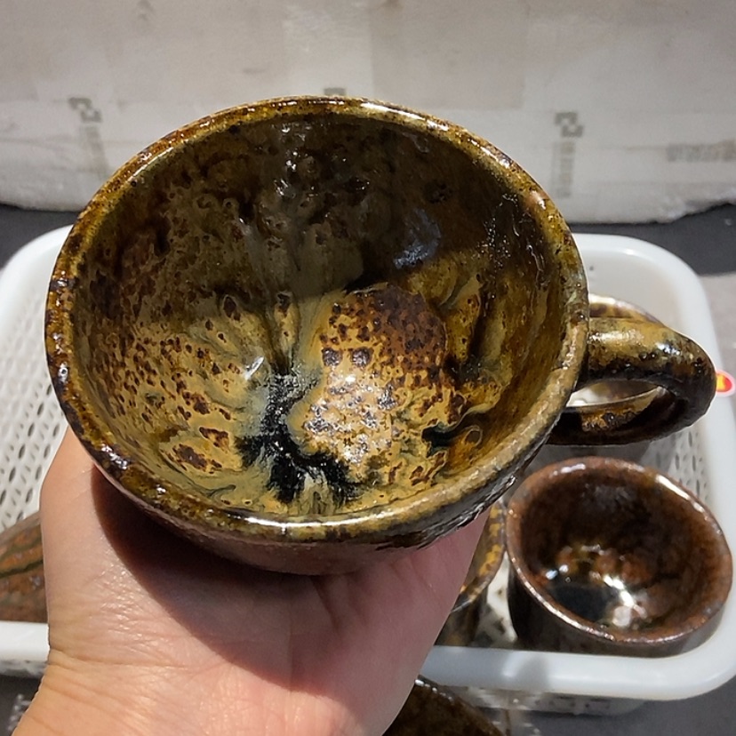 【闪购商品】茶壶紫砂兔*洁沉香双木料咖啡杯