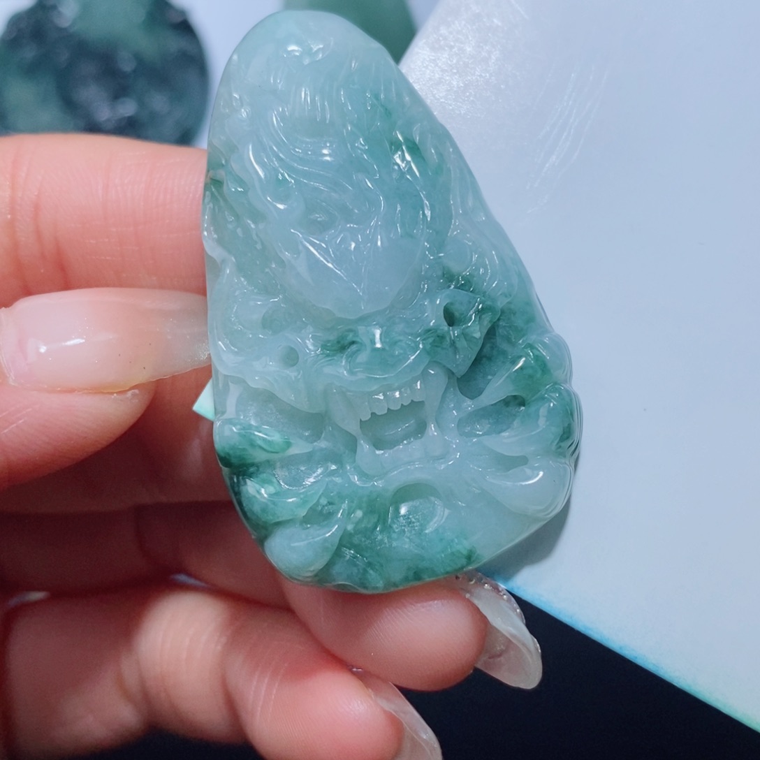 定制翡翠未镶嵌定制吊坠