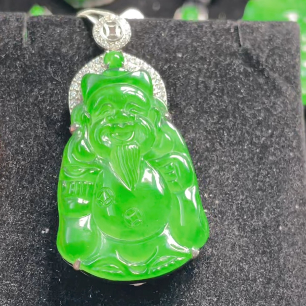 天然翡翠a货吊坠