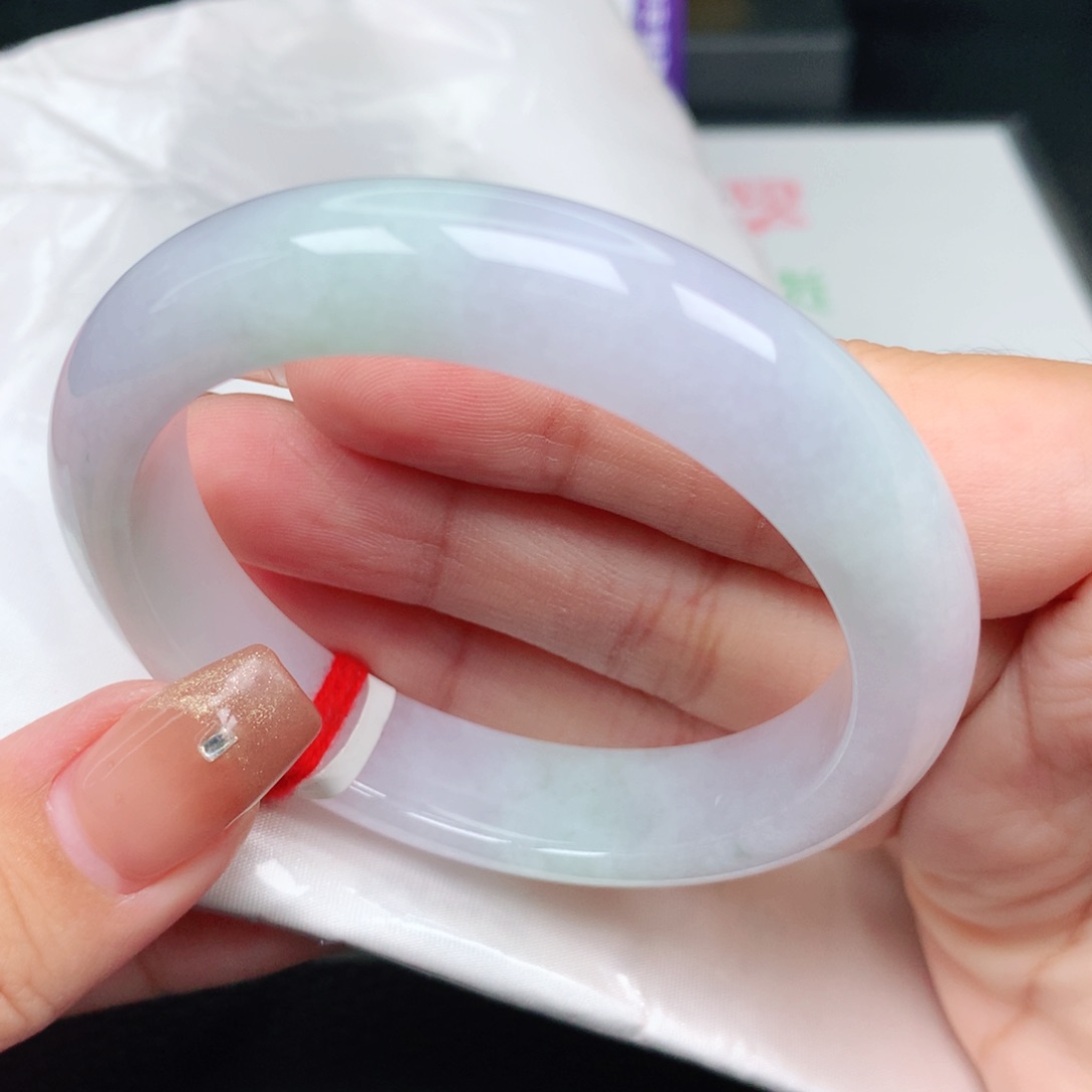 未镶嵌手镯翡翠54正圈