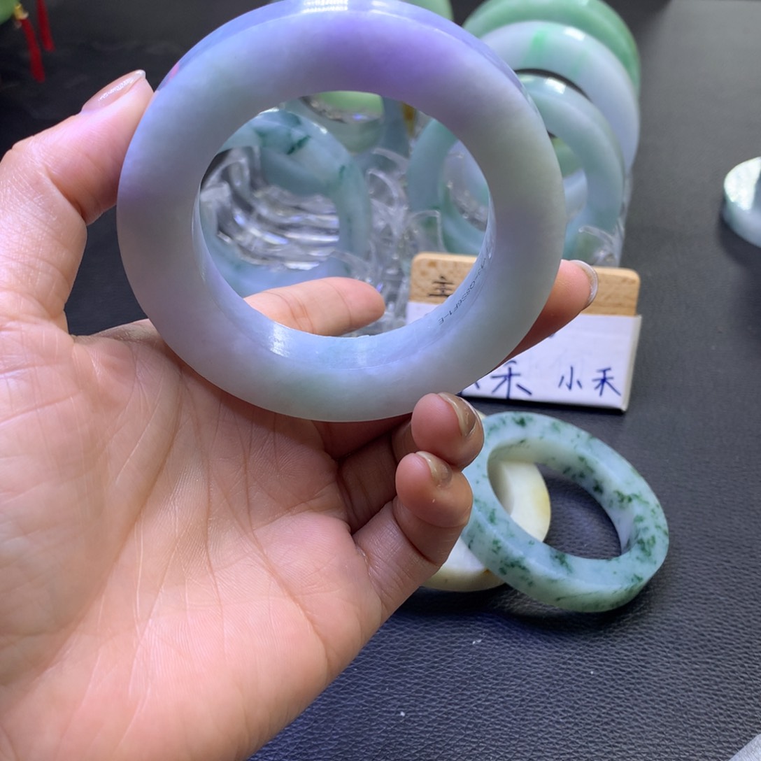 未镶嵌手镯定制翡翠大*子