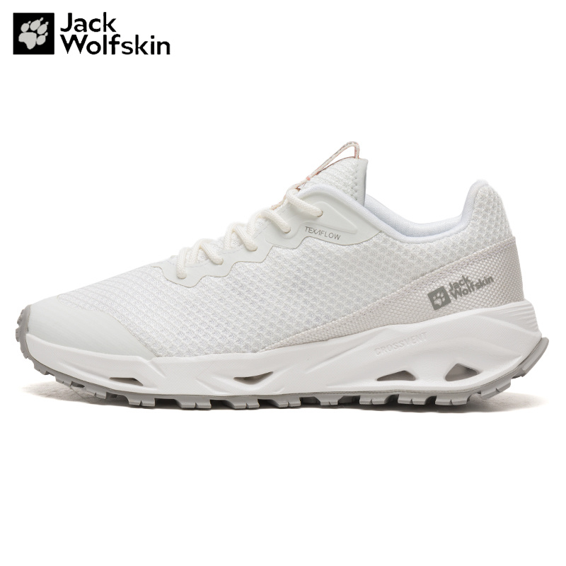 JackWolfskin狼爪徒步鞋女鞋2025春季新款户外登山耐磨透气运动鞋
