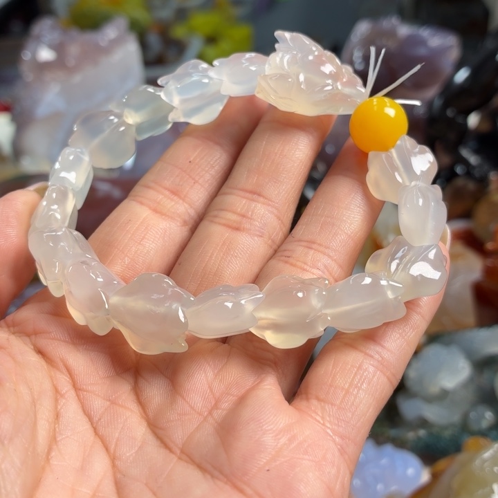 玛瑙/玉髓未镶嵌吊坠(不含链)